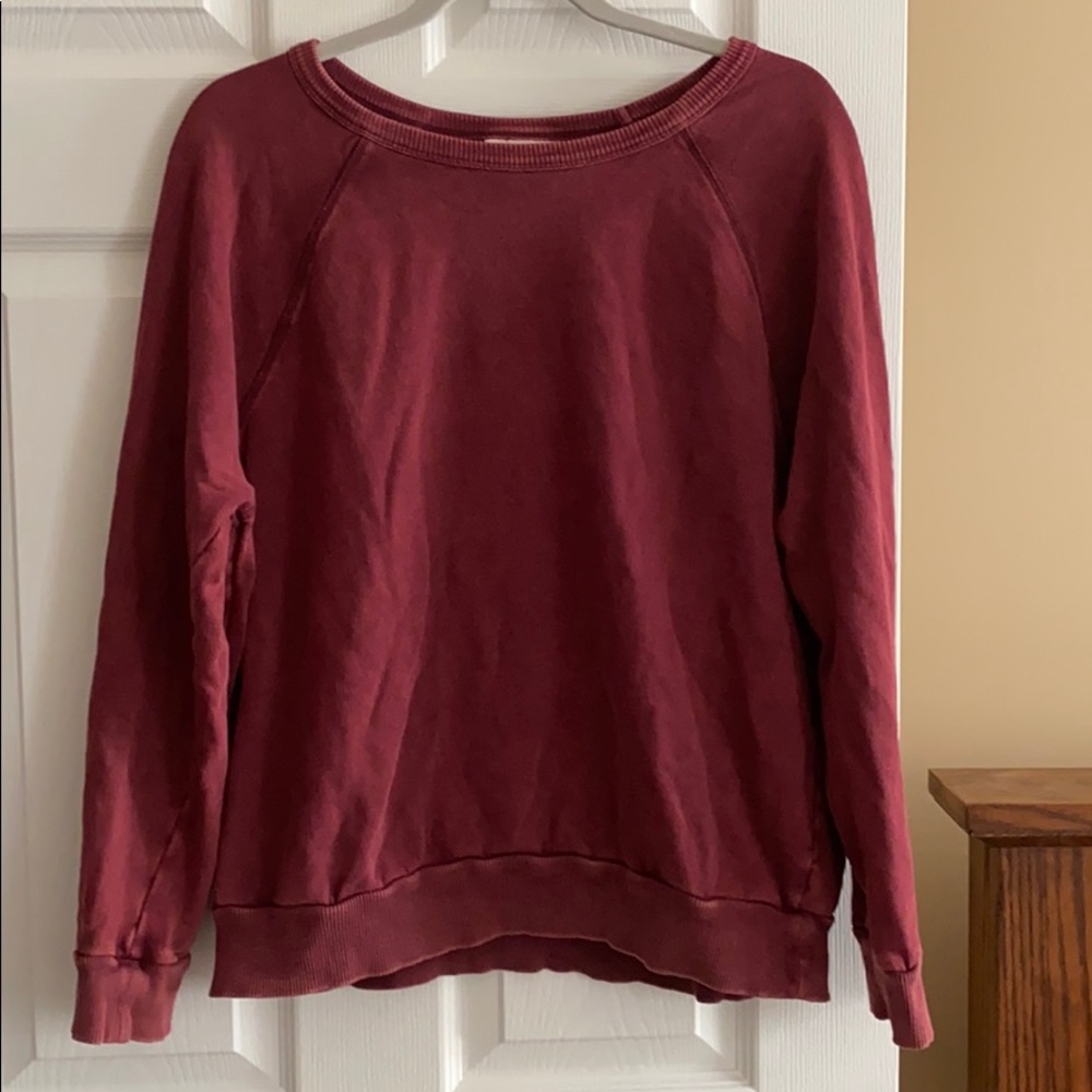 Red pullover